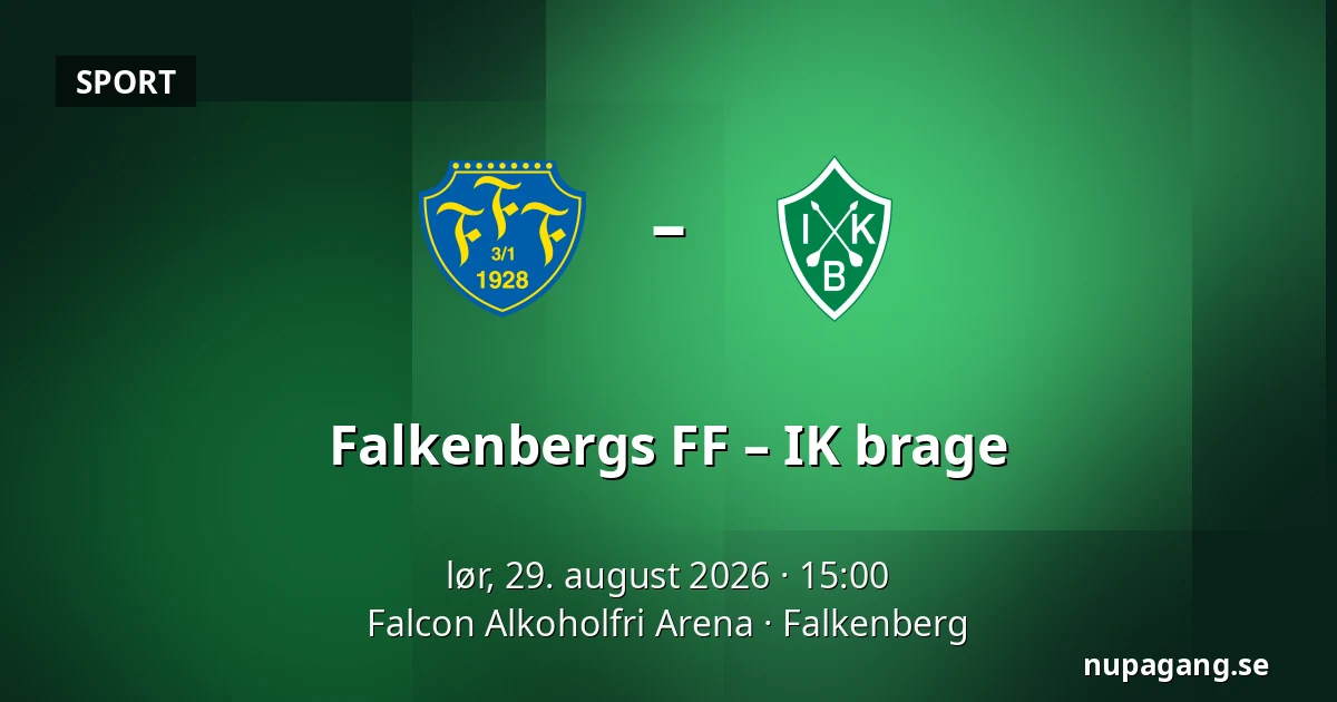 Falkenbergs FF – IK brage — Falcon Alkoholfri Arena, Falkenberg