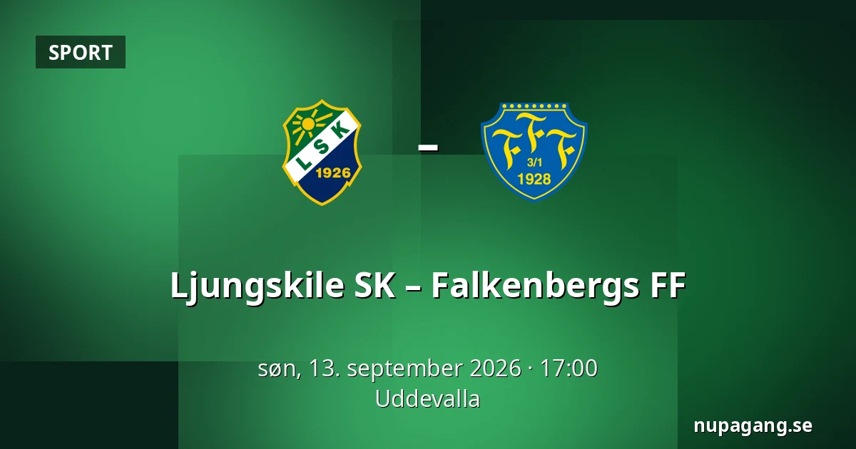 Ljungskile SK – Falkenbergs FF — Uddevalla