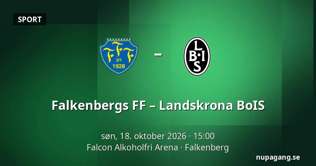 Falkenbergs FF – Landskrona BoIS — Falcon Alkoholfri Arena, Falkenberg