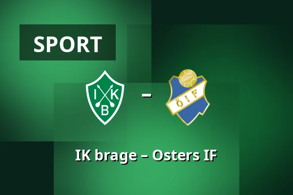 IK brage – Osters IF — Domnarvsvallen, Borlange