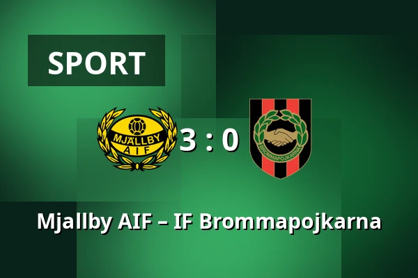 Mjallby AIF – IF Brommapojkarna — Strandvallen, Hallevik