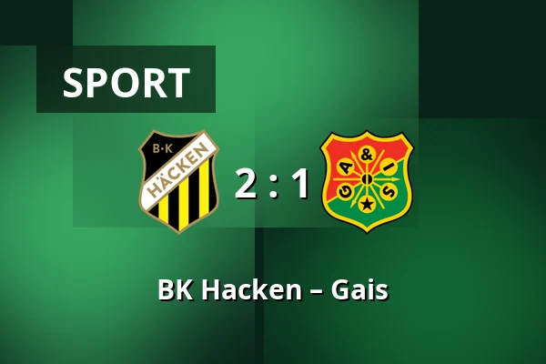 BK Hacken – Gais — Nordic Wellness Arena, Göteborg