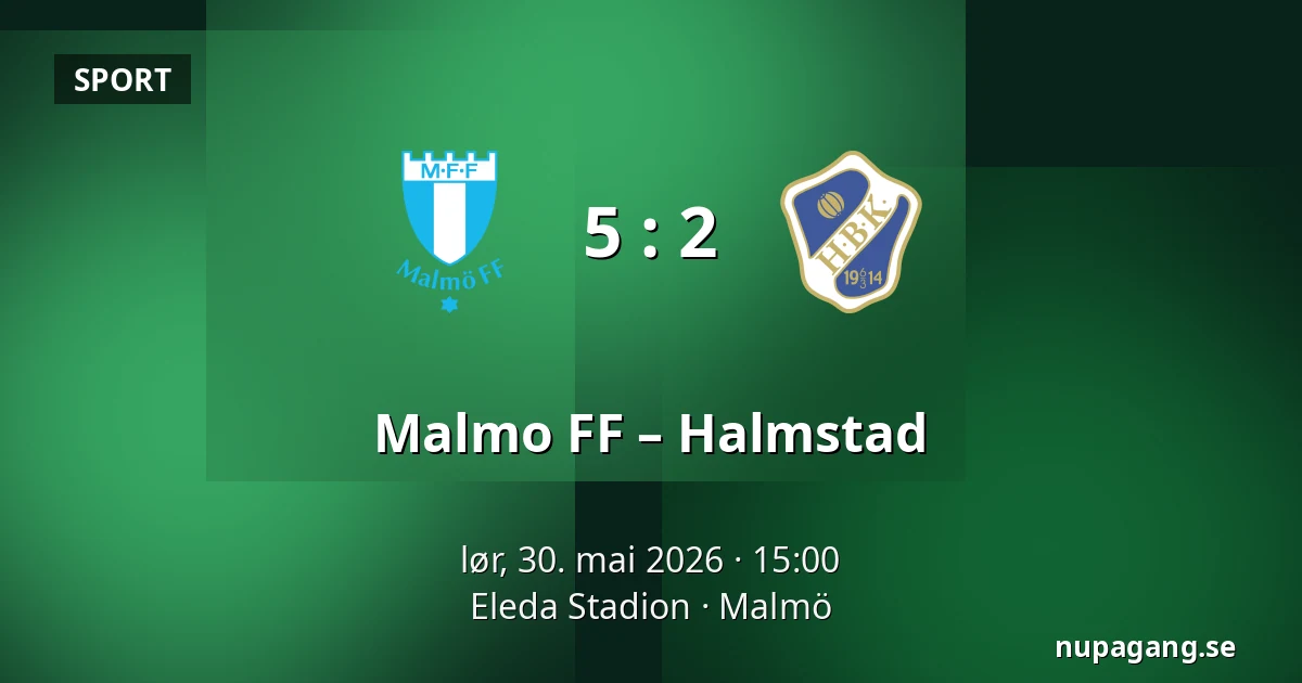 Malmo FF – Halmstad — Eleda Stadion, Malmö
