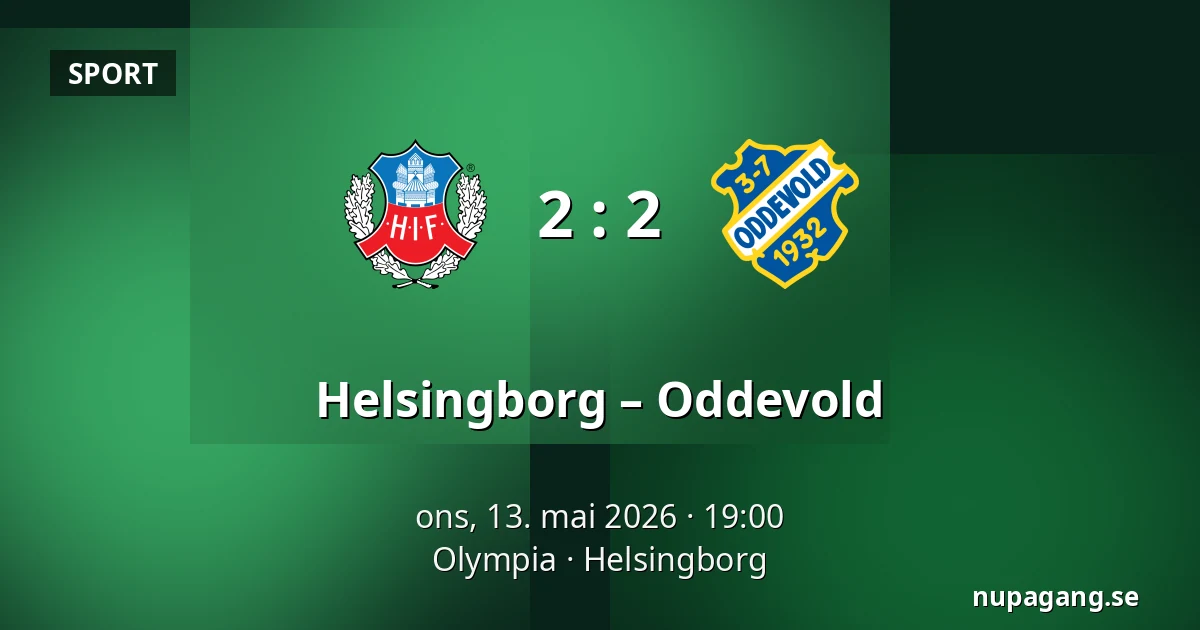 Helsingborg – Oddevold — Olympia, Helsingborg