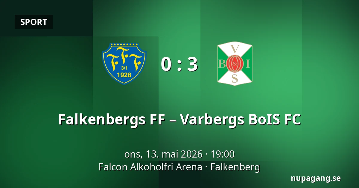 Falkenbergs FF – Varbergs BoIS FC — Falcon Alkoholfri Arena, Falkenberg