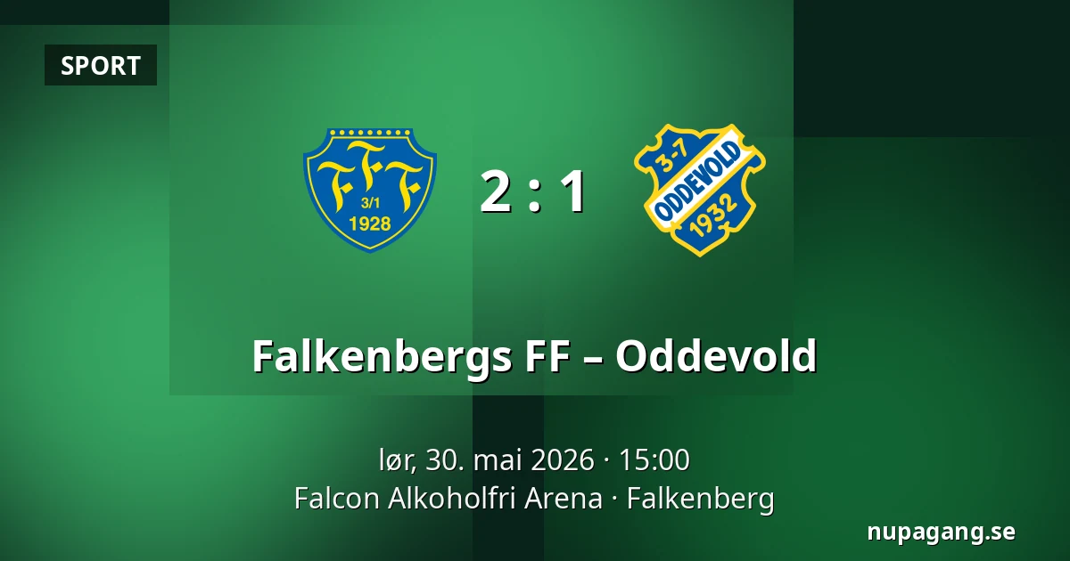 Falkenbergs FF – Oddevold — Falcon Alkoholfri Arena, Falkenberg