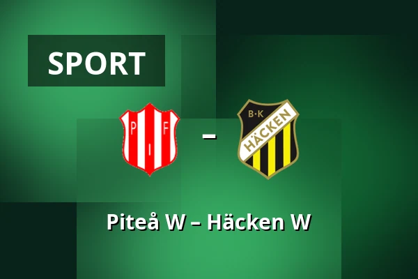 Piteå W – Häcken W — LF Arena, Piteå