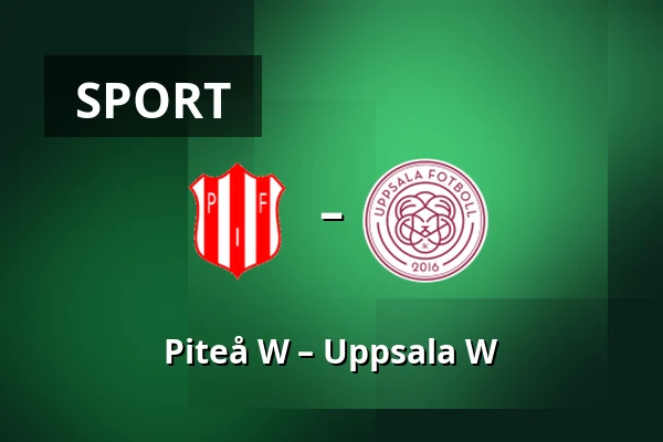 Piteå W – Uppsala W