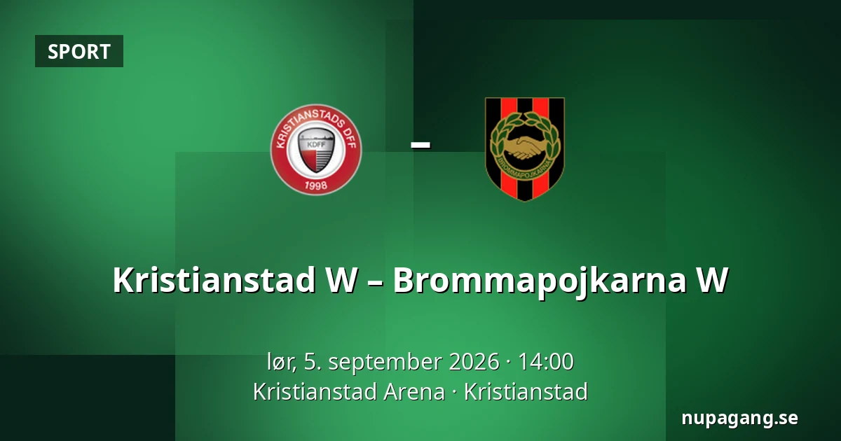 Kristianstad W – Brommapojkarna W — Kristianstad Arena, Kristianstad