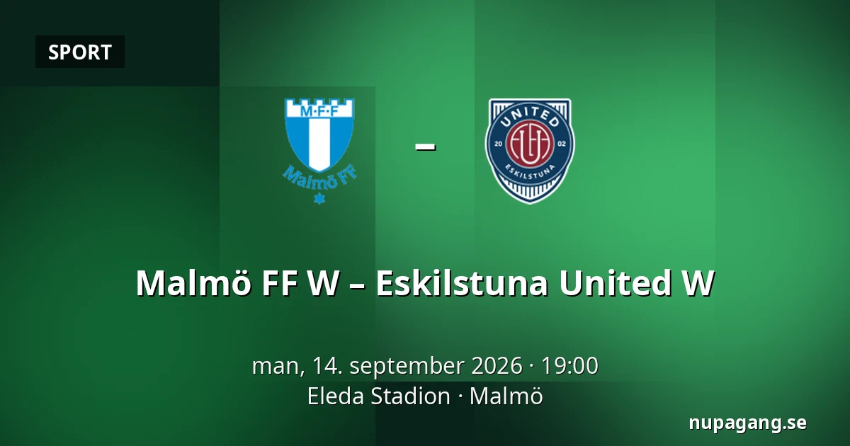 Malmö FF W – Eskilstuna United W — Eleda Stadion, Malmö