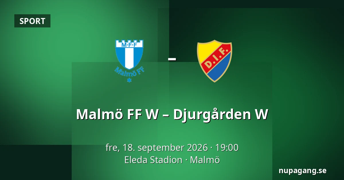 Malmö FF W – Djurgården W — Eleda Stadion, Malmö