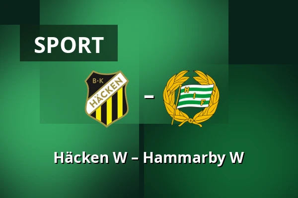 Häcken W – Hammarby W — Nordic Wellness Arena, Göteborg