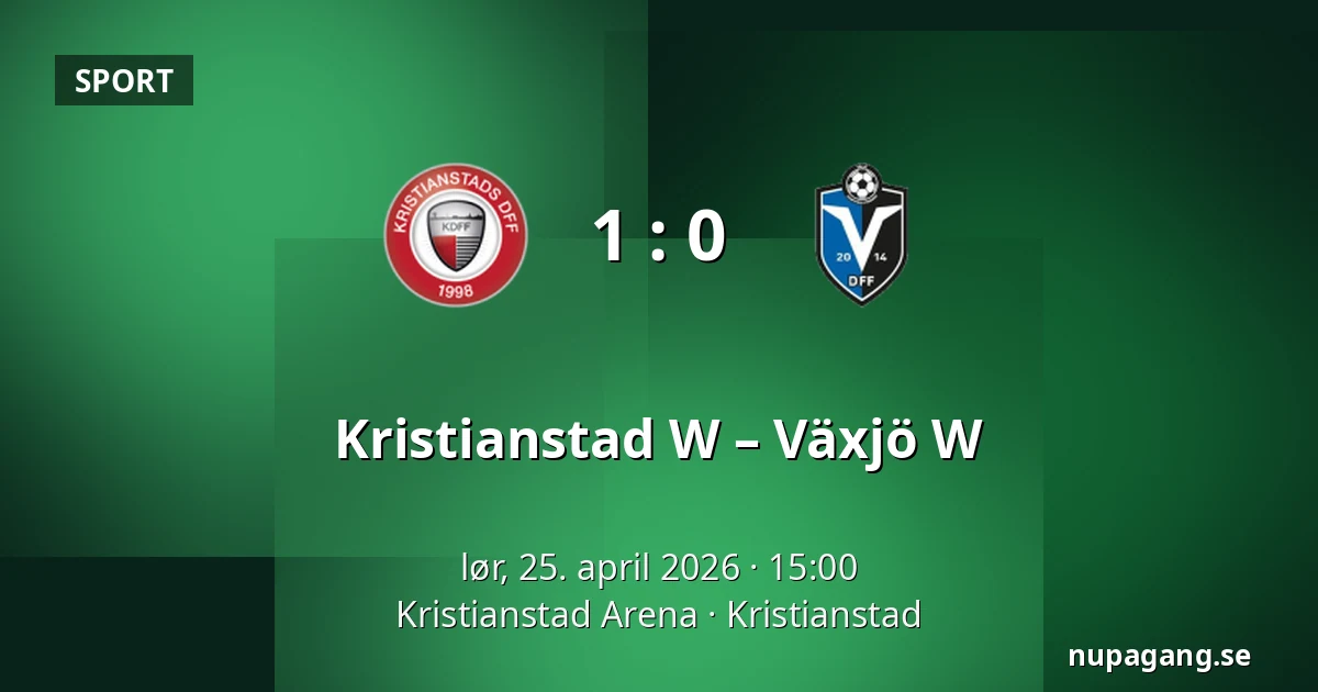 Kristianstad W – Växjö W — Kristianstad Arena, Kristianstad