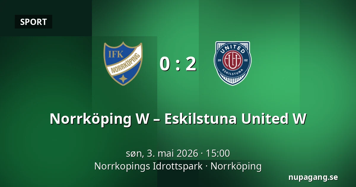 Norrköping W – Eskilstuna United W — Norrkopings Idrottspark, Norrköping