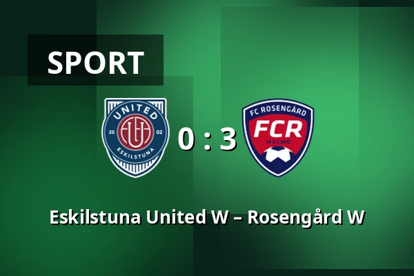 Eskilstuna United W – Rosengård W — Tunavallen, Eskilstuna