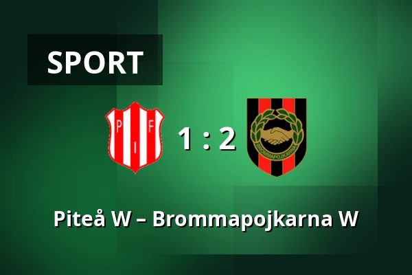 Piteå W – Brommapojkarna W — LF Arena, Piteå