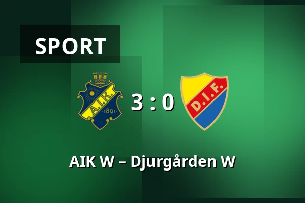 AIK W – Djurgården W — Skytteholms IP, Solna