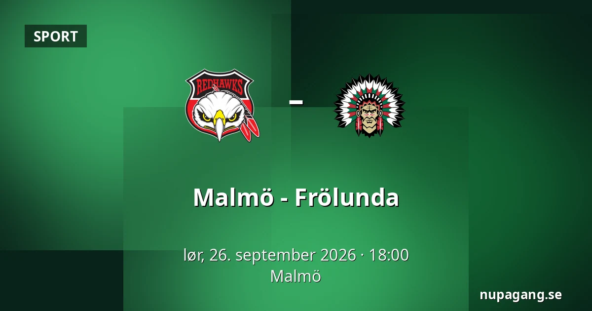 Malmo – Frölunda — Malmö
