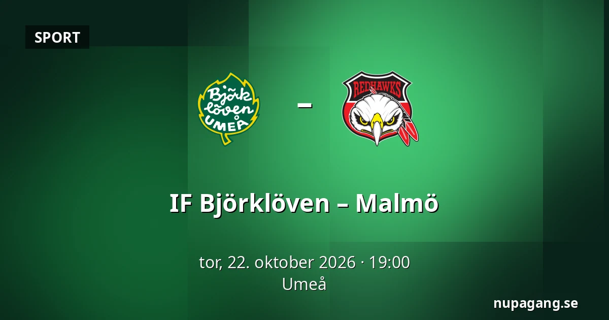 IF Bjorkloven – Malmo — Umeå