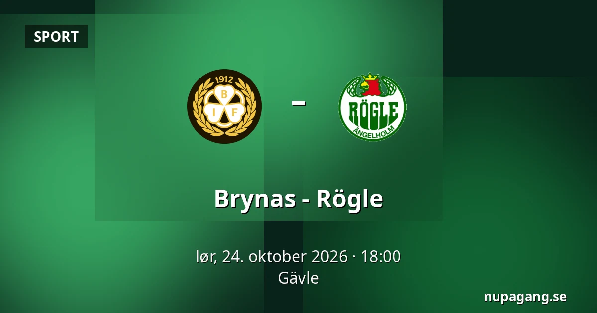 Brynas – Rögle — Gävle