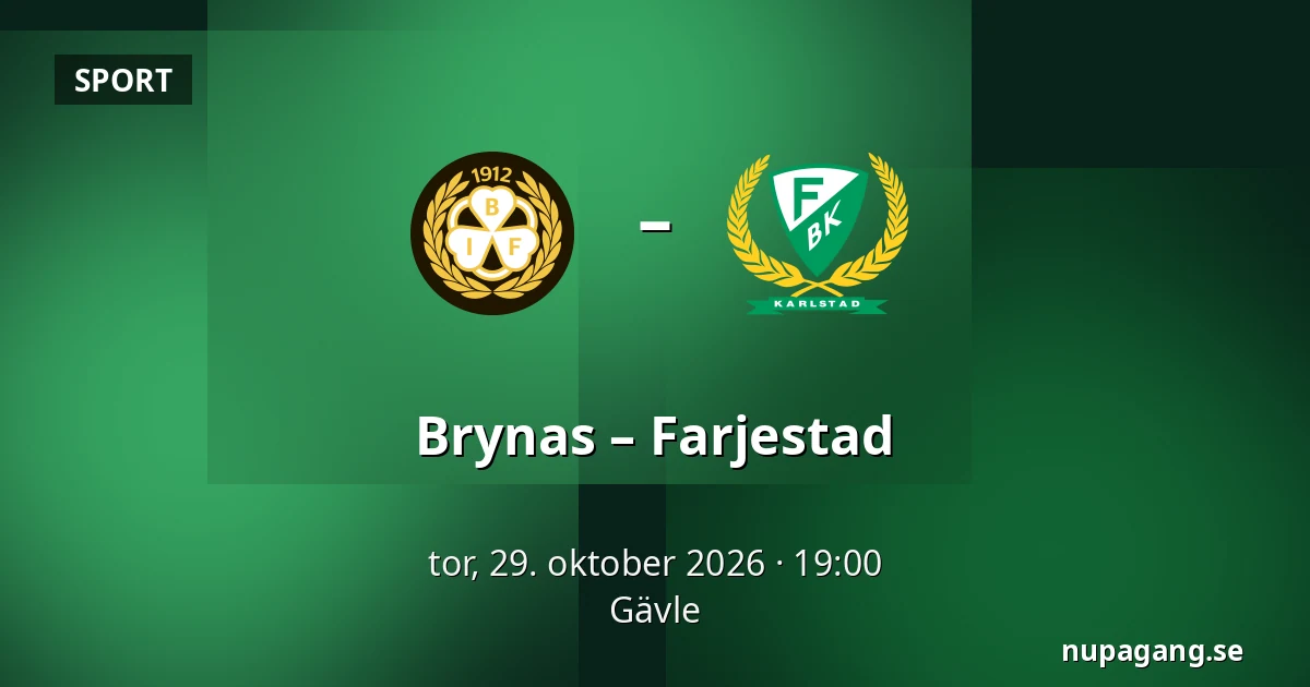 Brynas – Farjestad — Gävle