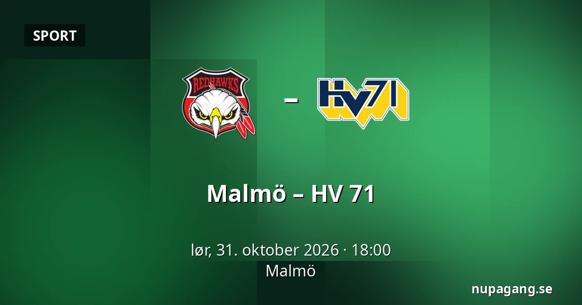 Malmo – HV 71 — Malmö