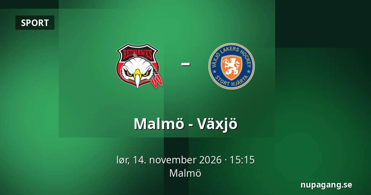 Malmo – Vaxjo — Malmö