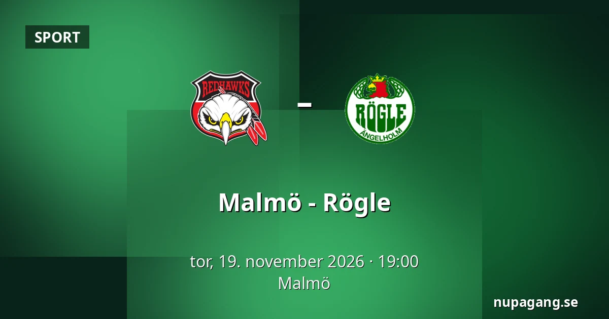 Malmo – Rögle — Malmö