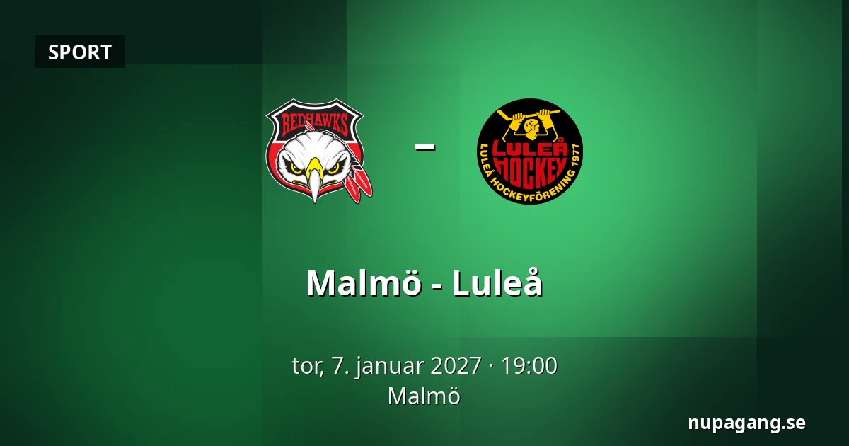 Malmo – Luleå — Malmö