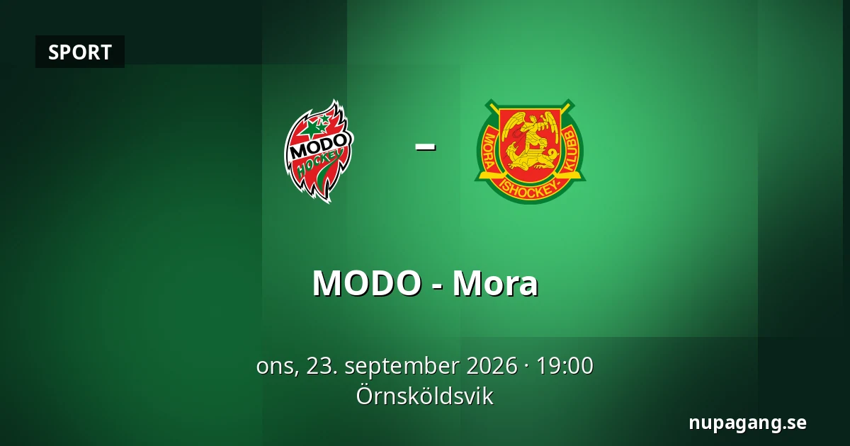 MODO – Mora — Örnsköldsvik