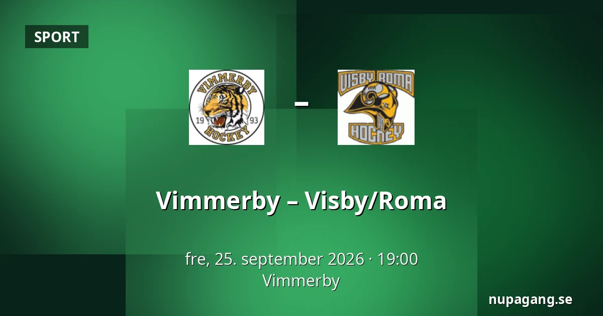 Vimmerby – Visby/Roma — Vimmerby