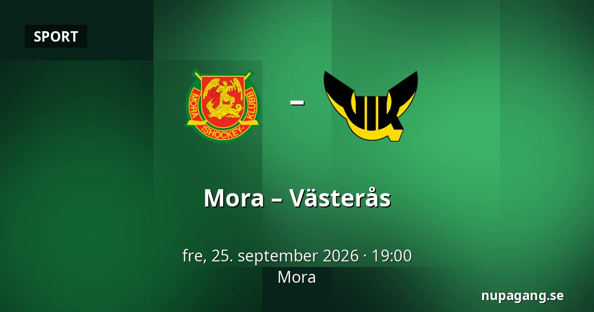 Mora – Vasteras — Mora