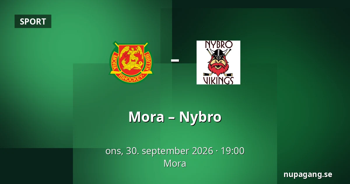 Mora – Nybro — Mora