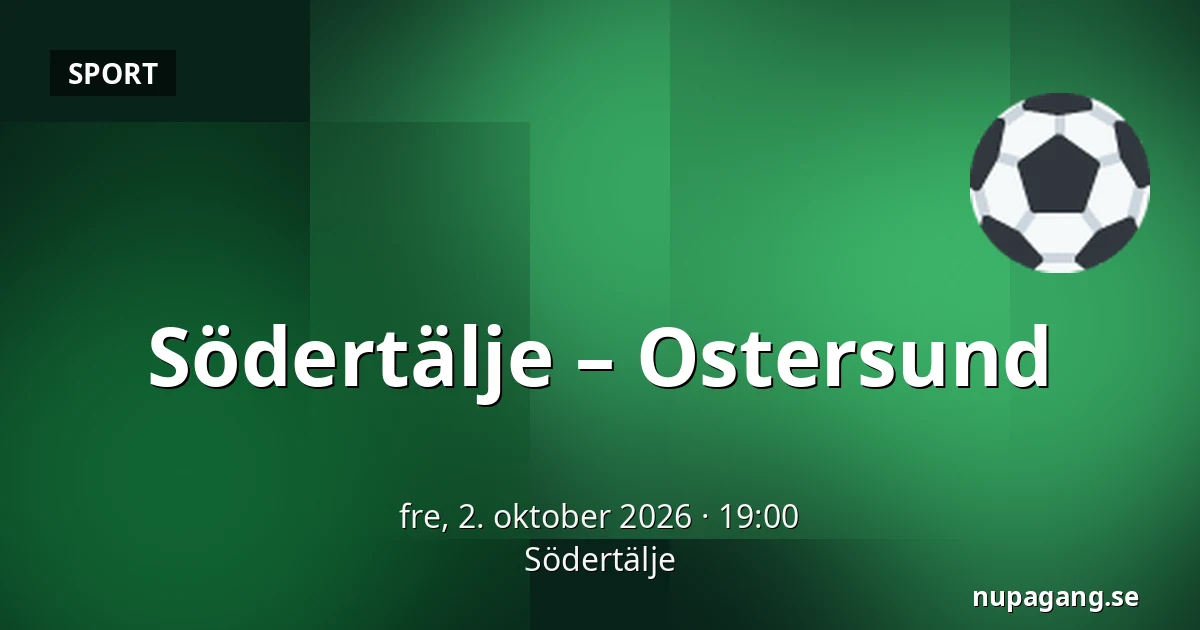 Södertälje – Ostersund — Södertälje