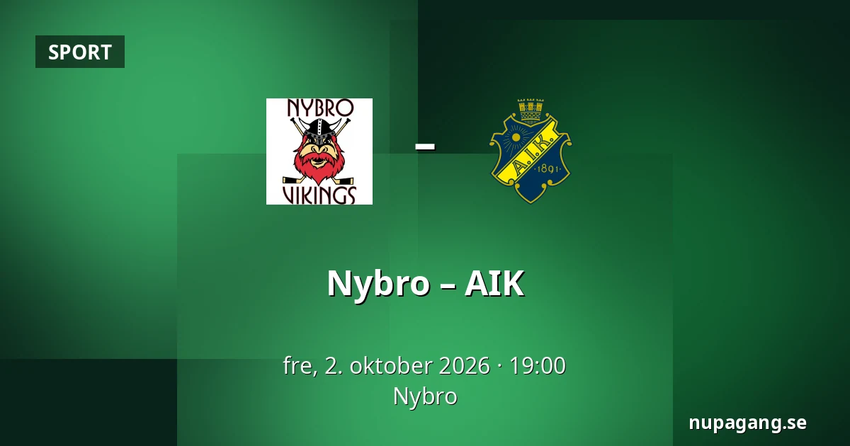 Nybro – AIK — Nybro