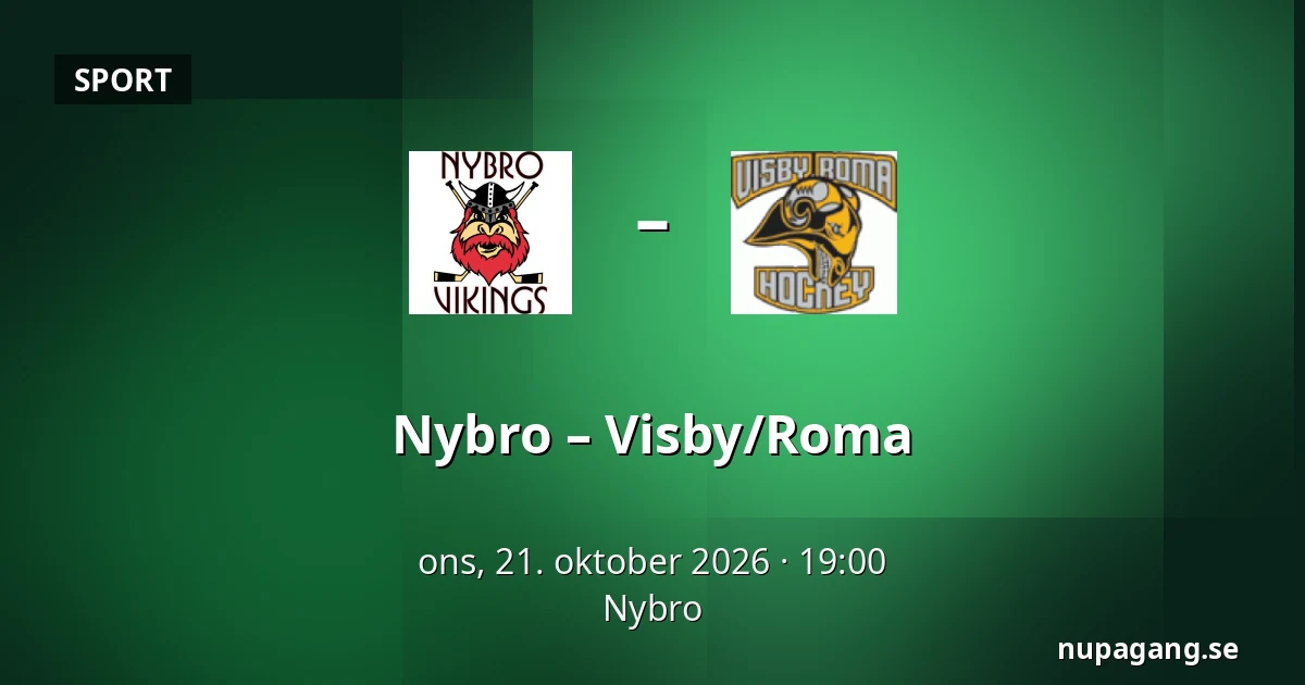 Nybro – Visby/Roma — Nybro