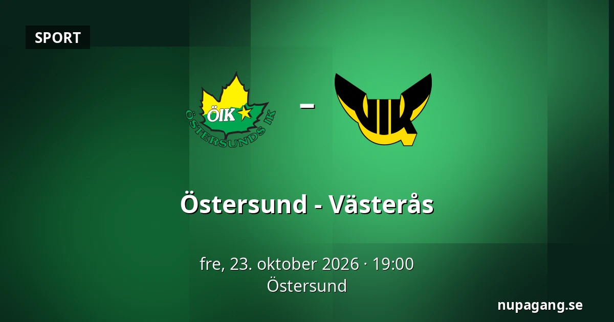 Ostersund – Vasteras — Östersund