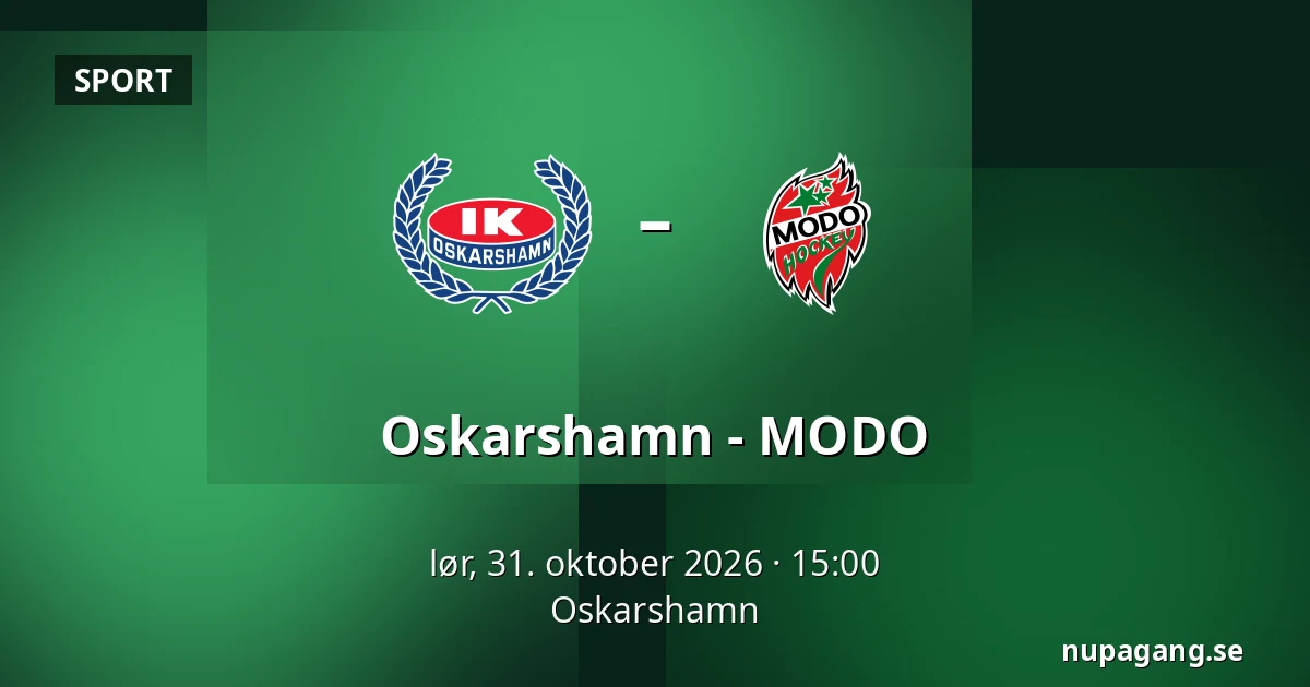 Oskarshamn – MODO — Oskarshamn