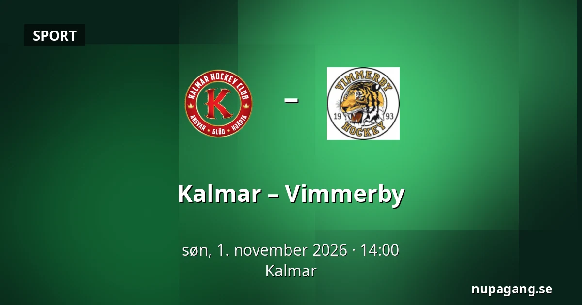 Kalmar – Vimmerby — Kalmar