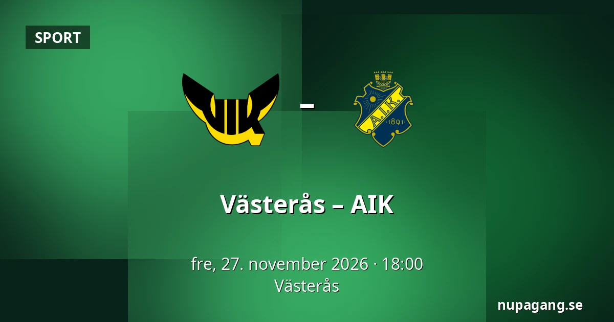 Vasteras – AIK — Västerås
