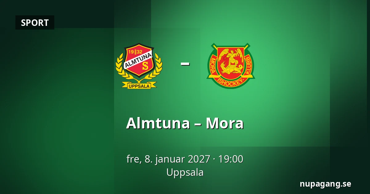 Almtuna – Mora — Uppsala