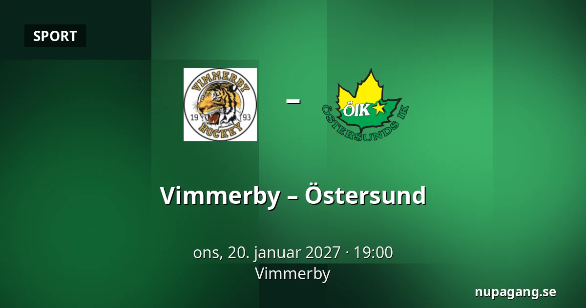 Vimmerby – Ostersund — Vimmerby