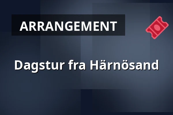 Dagstur fra Härnösand — Ådalen III Skeppsbrokajen, Härnösand