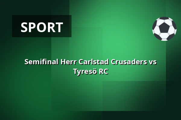 Semifinal Herr Carlstad Crusaders vs Tyresö RC — Solstadens Konstgräsplan, Karlstad