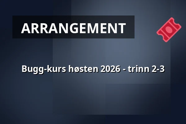 Bugg-kurs høsten 2026 - trinn 2-3 — Ekebo nöjescentrum, Munka Ljungby