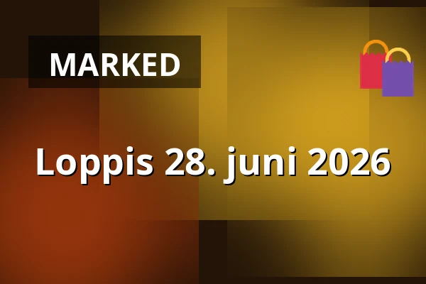 Loppis 28. juni 2026 — Folkparken Värnamo, Värnamo