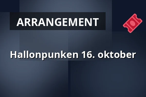 Hallonpunken 16. oktober — Hallunda Folkets Hus - Idun, Norsborg