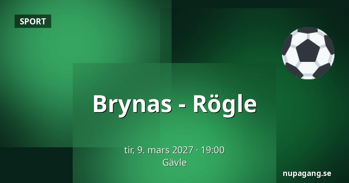 Brynas – Rögle — Gävle