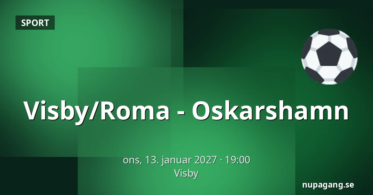 Visby/Roma – Oskarshamn — Visby