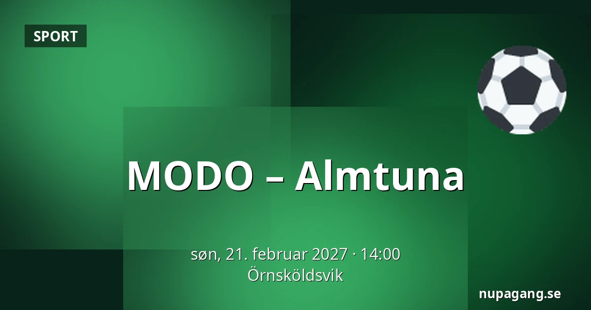 MODO – Almtuna — Örnsköldsvik